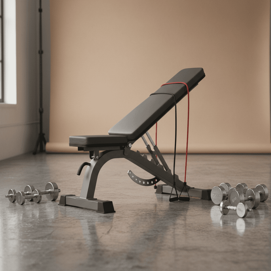 Well-organized training equipment ready for sessions